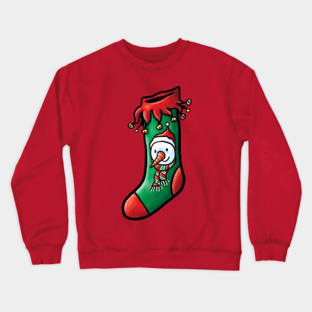 frosty stocking Crewneck Sweatshirt by Grasdal